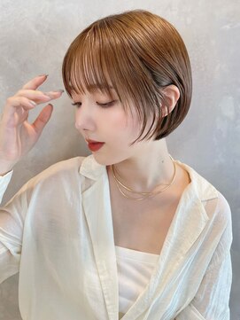 トルネード(TORNADO) シルキーベージュ 大人マッシュショート 斜めバングt813