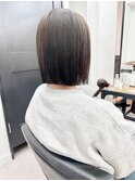 小顔タッセルボブ×美髪[ぱつっとボブ/縮毛矯正/横浜韓国]