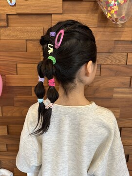 サンクチュアリー ウィズ コネクト(Sanctuary with connect) キッズヘアゴムアレンジ