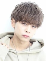 メンズカット/ラウンドマッシュ/波巻きパーマ/名古屋駅/栄駅