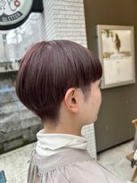 デイジーロータス(DAISYLOTUS)&nbsp;【トガシ】刈り上げショート×プラムカラー