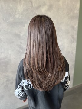 ザ ラブズ ラフズ ヘアー 本店(the loves laughs hair) ハイレイヤーロング/ショコラブラウン/韓国風レイヤー