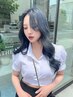 ダイヤモンド毛質☆エクステ付けたままカラー☆【SB込み】