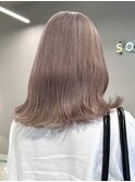 ミルクティーグレージュシルバーアッシュベージュカラーレイヤー
