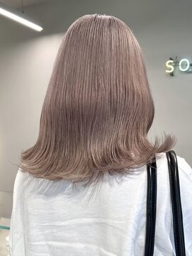 ソル ジングウマエ(SOL JINGUMAE) ミルクティーグレージュシルバーアッシュベージュカラーレイヤー