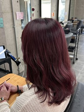 ノア 奈良駅前店(NoA) noa___hikaru　髪質改善　ピンクブラウン　ワンカラー