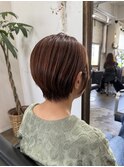 マッシュショートおしゃれ女子ウルフヘア外ハネボブレイヤーボブ