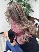 ベルヘアーデザイン 堺東(Belle hair Design)&nbsp;コントラストハイライト/外国人風/レイヤーカット/堺東