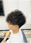 マッシュパーマ