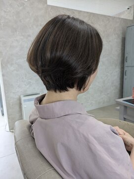 イルヘアーガーデン(illu hair GARDEN) 素敵な雰囲気になれるショートボブ×ブルーベージュ◇