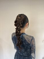 ヘアーアートミュージアム(Hair Art Museum)&nbsp;ツイン編み下ろし/ヘアセット