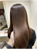 艶感ナチュラルブラウンストレート