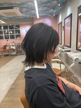 フィガロ ウメダ(FIGARO UMEDA) 黒髪メンズウルフ11.21