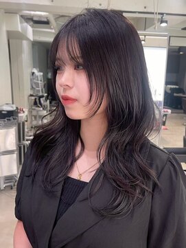 シェノン 表参道(CHAINON) 表参道/着物ヘア/ダークアッシュ/ミディアムレイヤーカット/渋谷