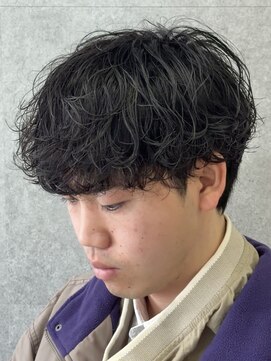 ビカムメンズヘアー 栄店(become men's hair) 無造作シャドウパーマ／名古屋