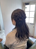 彩&nbsp;ヘアセット