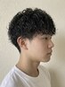 メンズカット+カラー+ヘッドスパ ¥15000