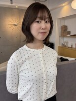 ニュウニュウムーン(NIUNIU moon)&nbsp;レイヤーボブにオリーブベージュ♪