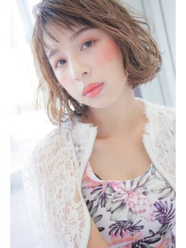 美容室 アドルア ゆるふわボブ