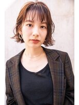 レニーバイエース(LANY by ACE)&nbsp;【LANY 横浜】切りっぱなしボブ×アプリコットアッシュ
