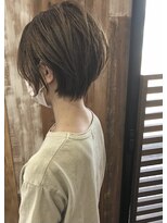 バンビ プライベート サロン(Bambi private salon)&nbsp;襟足すっきり丸みショート*アッシュベージュカラー*Bambi松平愛