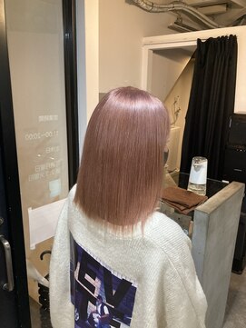 ラフ 難波店(LAFF) #黒髪#ボブルフ#ネビージュ#小顔#ワンレン