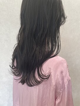 美ららジャパン(JAPAN) アッシュブラック/ロングレイヤー