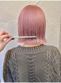 【かしむらゆうか】血色UPピンクカラー/ボブ