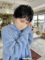 ソーコ 渋谷(SOCO) 黒髪パーマボブ黒髪ショートパーマゆるめパーマウェーブパーマ