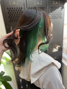 ヴァイス 渋谷店(VAICE) 大人ガーリー☆インナーカラー☆チョコレートブラウン