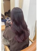 韓国風×モーヴバイオレット×外国人風