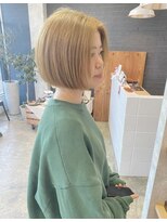 ニド(2do)&nbsp;ハイトーンベージュ×顎ラインボブ