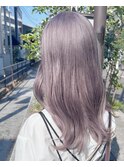 イメチェン/レッドブラウン/フルバング/似合わせカット/渋谷駅