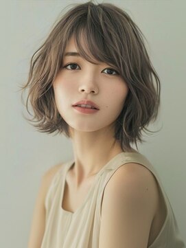 アルトリスト(Altruist Aging×HAIR&SPA) ★暗めカラーグランマッシュフェイスフレーミングデザインカラー