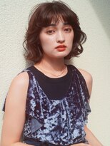 レジュアル(RESSUAL)&nbsp;アンブレラカラーこなれミディイメチェンウェーブパーマ前髪