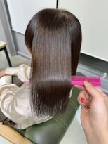 ヘアーアンドビューティーザ エフ(Hair Beauty the F)&nbsp;＊艶髪_髪質改善カラー_アッシュブラウン_m114