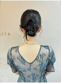 艶々タイトアップヘア♪結婚式お呼ばれオケージョンヘア