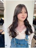 ◎韓国ヘアー顔周りレイヤーおくれ毛髪質改善前髪新潟西区小新