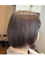 ヘア シュシュ(HAIR chou chou) 表面縮毛矯正髪質改善カラーアッシュ系カラーサラツヤ☆