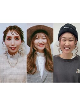 女性スタイリスト多数在籍！！女性目線でのスタイル相談でお任せOK!!