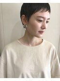 ベリーショート　前髪アシメ　ショートカット　ショート