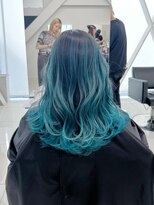 アライブ キチジョウジ(ALIVE Kichijoji) 【ALIVE吉祥寺】シアンブルーバレイヤージュカラー