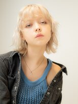 ネオリーブ ジューク 日吉店(Neolive JuQ)&nbsp;日吉/綱島　ホワイトグレージュミニウルフデジタルパーマ