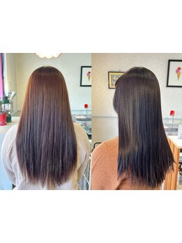 【車道/千種】サラツヤなストレートに☆髪質やダメージに合わせてキレイが続くバランスを考えます。