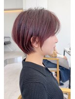 ビューナゴヤ 名駅(VIEW NAGOYA)&nbsp;丸顔/ミニウルフ/チェリーブラウン/ショートボブ