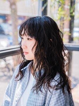 ヘアークラフト(Hair Craft) イメチェン暗髪パーマ×デジタルパーマ