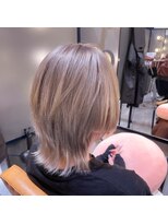 エント(ent)&nbsp;ホワイトベージュ＊ウルフヘア