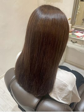 コルテ 倉敷西阿知店(CoRte.) 美人ストレート/マンツーマン/ヘアエステ/キャラメルブラウン