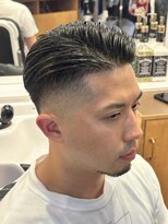 ゼロスバーバー(0's BARBER SHOP)&nbsp;スキンフェード/バーバースタイル/アップバング/ビジネス