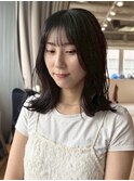似合わせ透明感カラー+カット